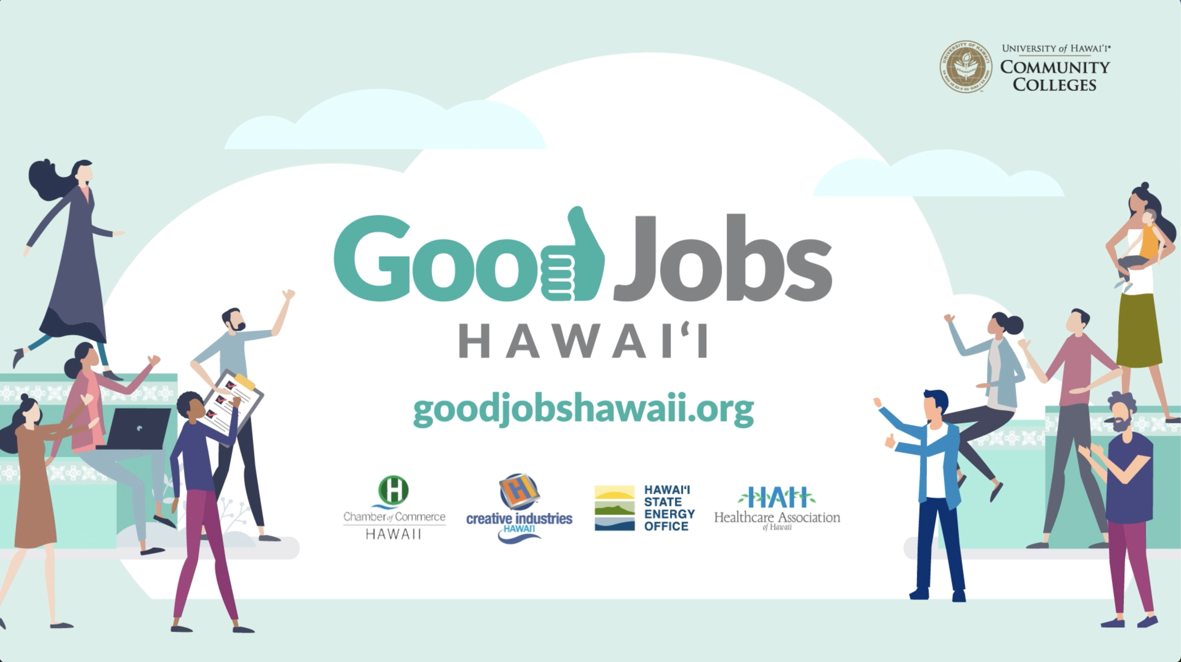 good jobs hawaii illustration